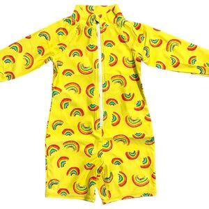 L.L. Bean Rainbow Swimsuit Rashguard